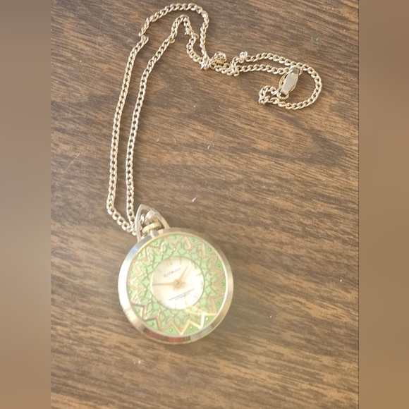 Vintage citron pendant watch